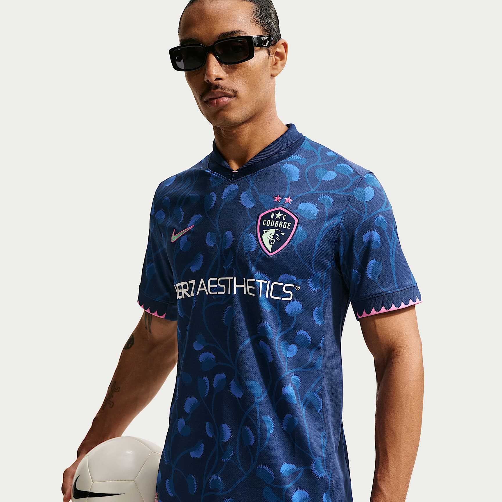 North Carolina Courage Stadium Away Men's Nike Dri-FIT NWSL